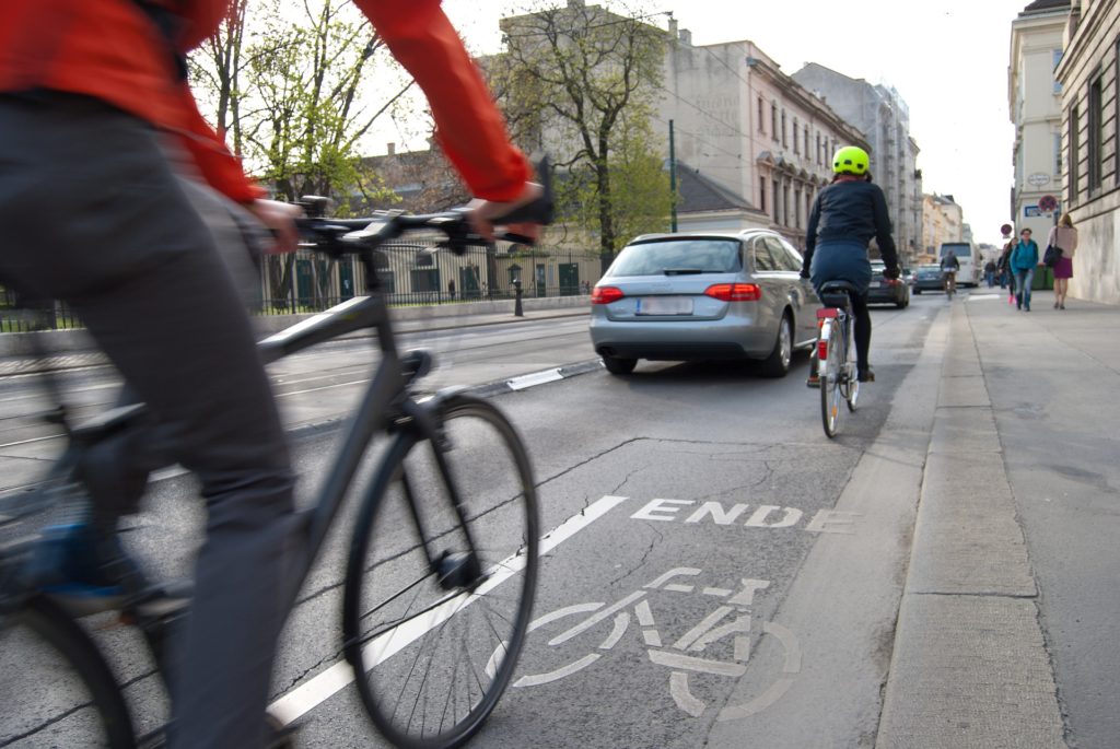 100 Euro Bußgeld für das Parken auf Radwegen