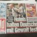 Unglaublich, wie angebliche "Luxushotels" mit deutschen Urlaubern manchmal umgehen. Schlagzeile der BILD angesichts der Thomas Cook Pleite.